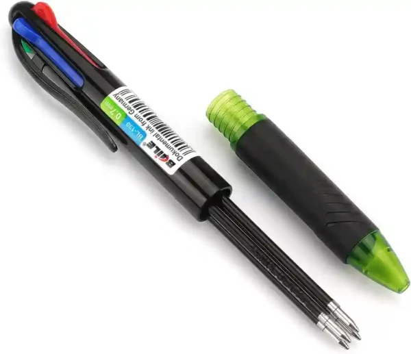BAOKE BL-190 4IN1 BALL POINT PEN 0.7MM (RED,BLUE,BLACK,GREEN)