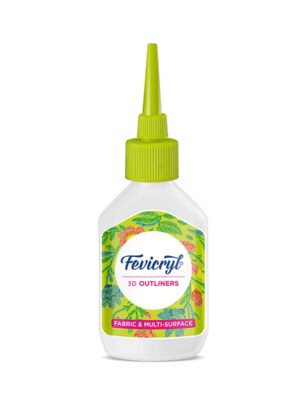 FEVICRYL 3D OUTLINER FABRIC & MULTI-SURFACE WHITE 707