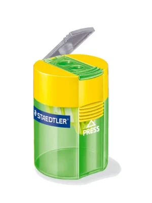 STAEDLER 512-006 ROUND TUB DOUBLE HOLE SHARPENER
