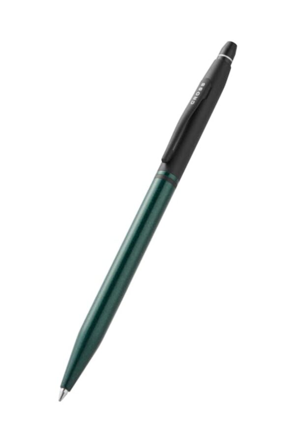 CROSS AT0622-126 SATIN METALIC GREEN WITH BLACK BALL PEN