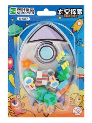 ERASER 8087 ROCKET ERASER SET