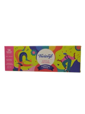 FEVICRYL ACRYLIC COLOR CARNIVAL PACK (14 SHADES)