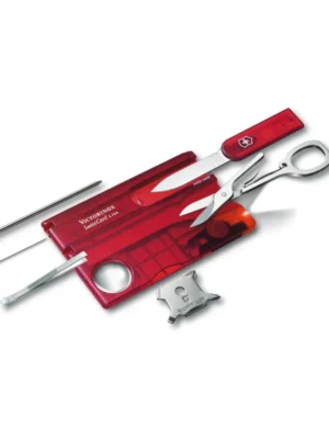 VICTORINOX 0.7300 T SWISS CARD LITE RUBY RED TRANSLUCENT