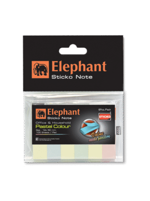 ELEPHANT 112103 2X3 STICKY NOTES INDEX PASTEL