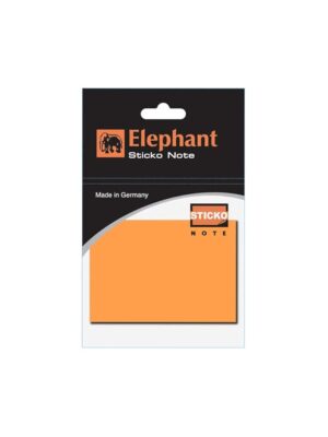 ELEPHANT 159689 2*3 STICKY NOTES ORANGE