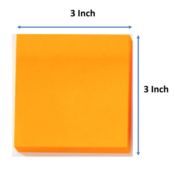 ELEPHANT 279660 3X4 STICKY NOTES MAGNOTE NEON ORANGE