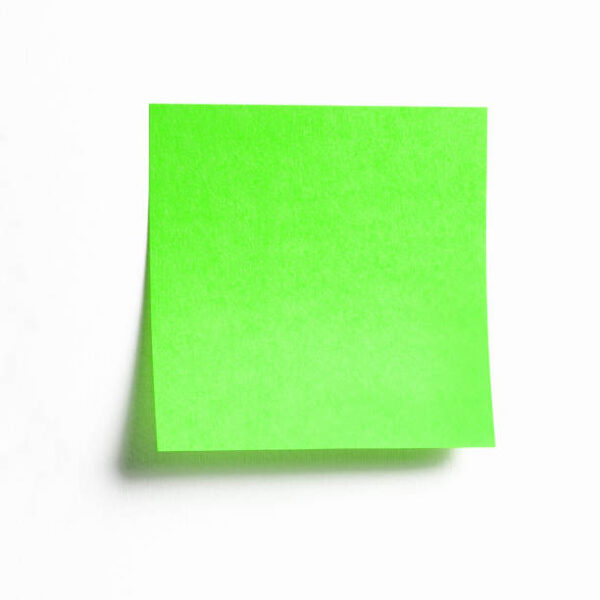 ELEPHANT 279691 3X4 STICKY NOTES MAGNOTE NEON GREEN