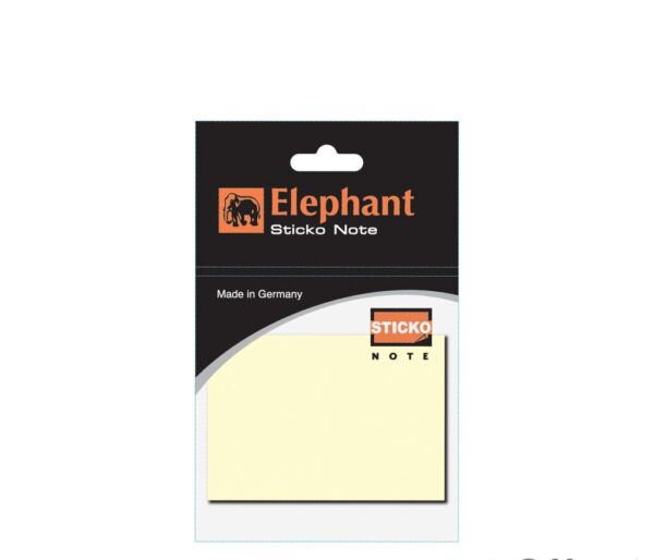 ELEPHANT 165536 2*3 STICKY NOTES YELLOW