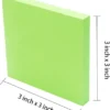 ELEPHANT 106928 3*3 STICKY NOTES GREEN - Image 2