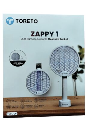 TORETO TORL-06 ZAPPY 1 MOSQUITO RACKET LIGHT BLUE & WHITE 2199